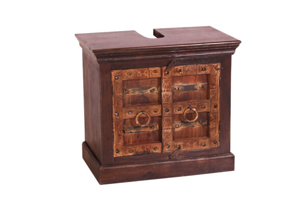Handcrafted Wooden Storage Cabinet - Image 3