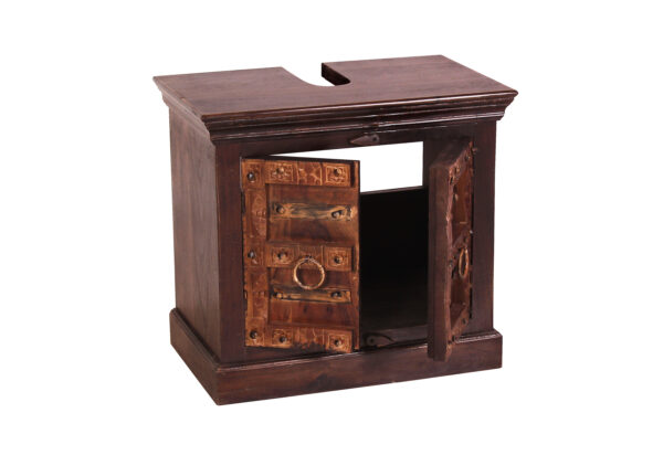 Handcrafted Wooden Storage Cabinet - Image 5