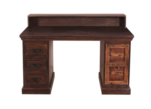 Handcrafted Wooden Writing Desk - Image 2