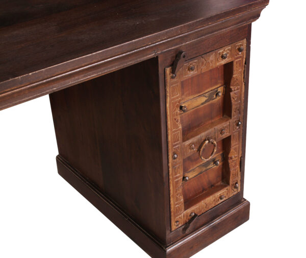 Handcrafted Wooden Writing Desk - Image 6