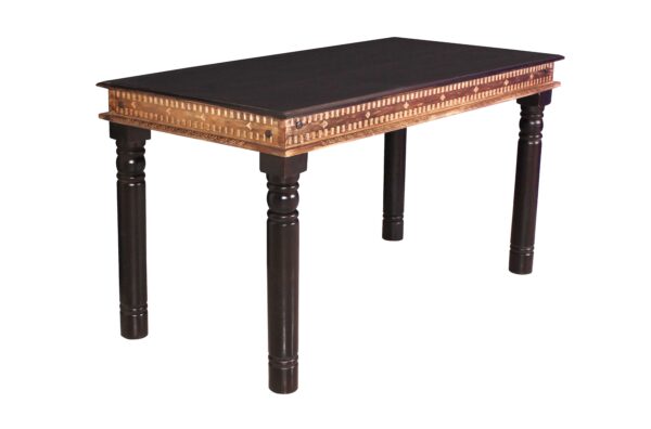 Handcrafted Wooden Dining Table - Image 2