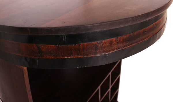 Handcrafted Wooden Wine Cabinet - Image 5