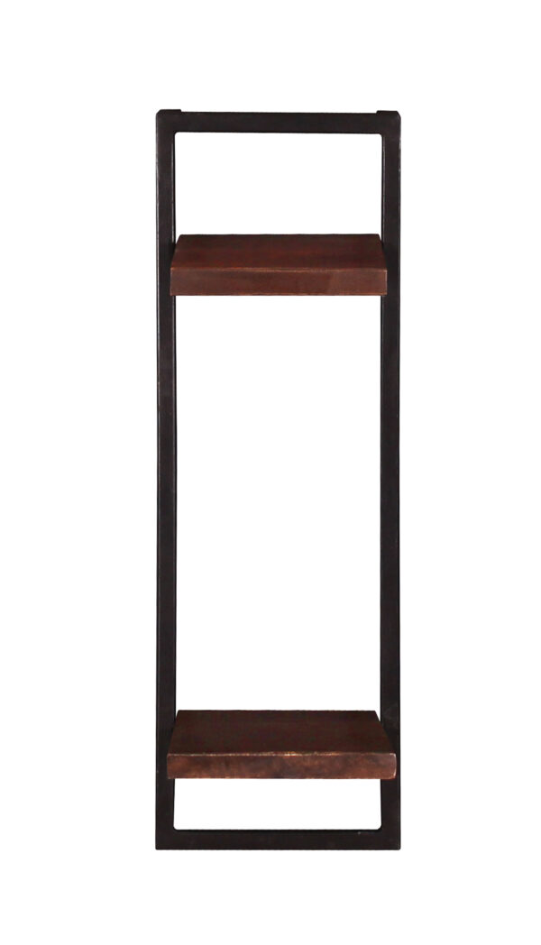 Wall-Mounted Wooden & Iron Hanger Stand - Image 4