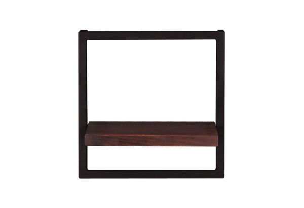Square Wooden & Iron Wall Hanger - Image 3