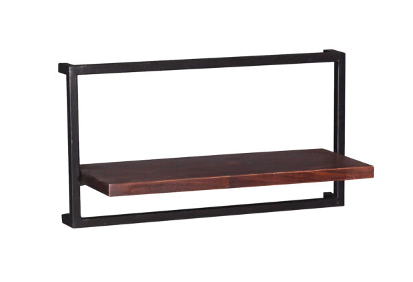 Wide Wooden & Iron Wall Hanger - Image 4
