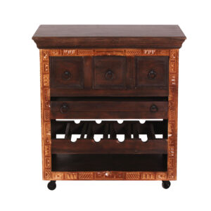 WOODEN WINE CABINET