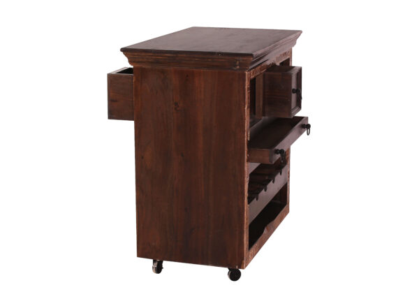 WOODEN WINE CABINET - Image 8