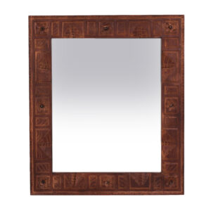 Handcrafted Wooden Wall Mirror