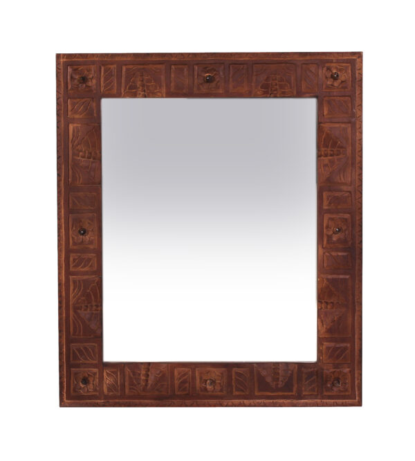 Handcrafted Wooden Wall Mirror