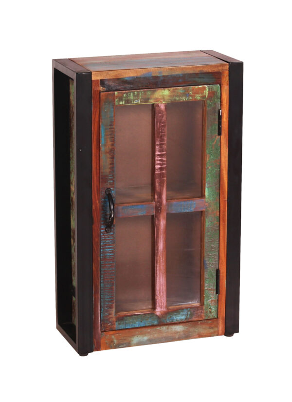Compact Glass-Front Wall Cabinet - Image 2