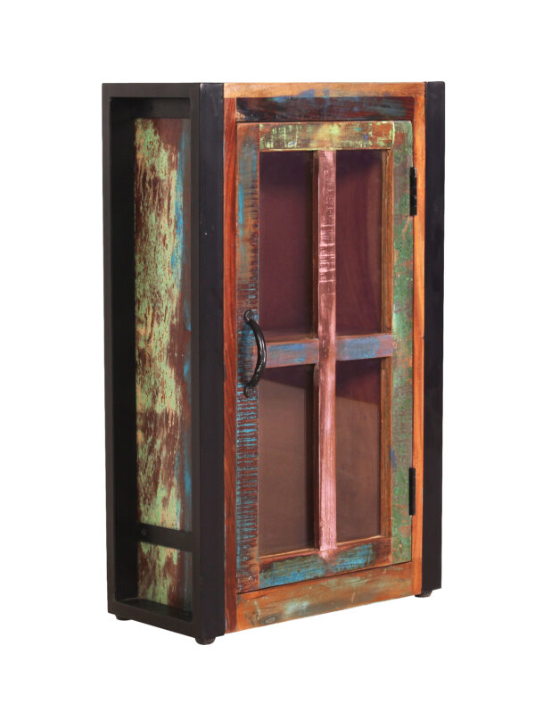 Compact Glass-Front Wall Cabinet - Image 3