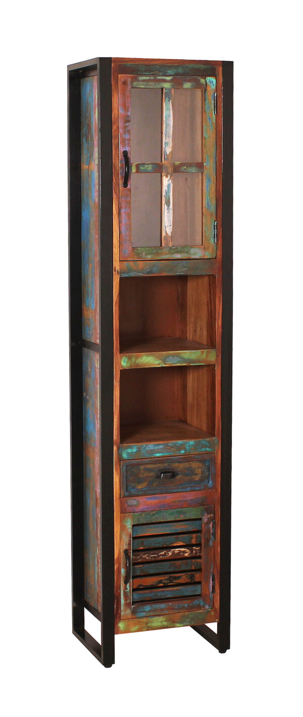 Tall Rustic Display Cabinet - Image 2