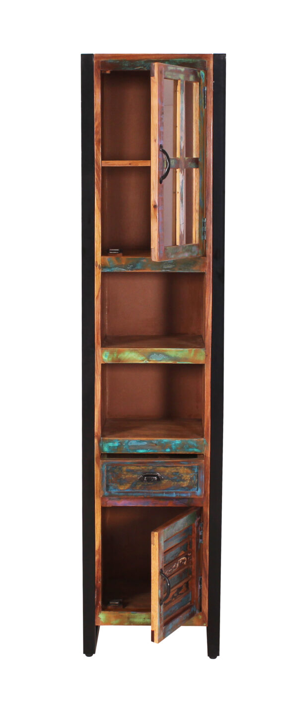Tall Rustic Display Cabinet - Image 4