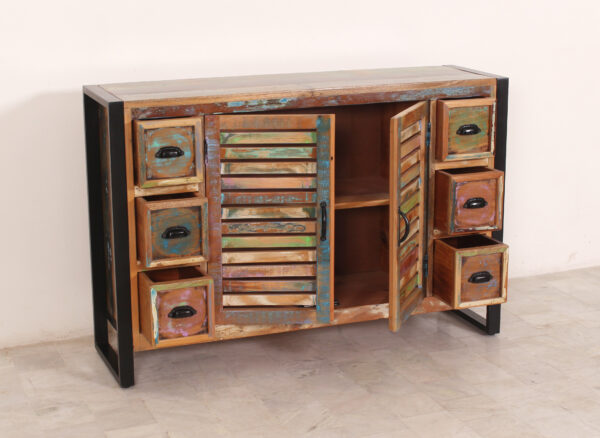 Multi-Drawer Rustic Sideboard - Image 3