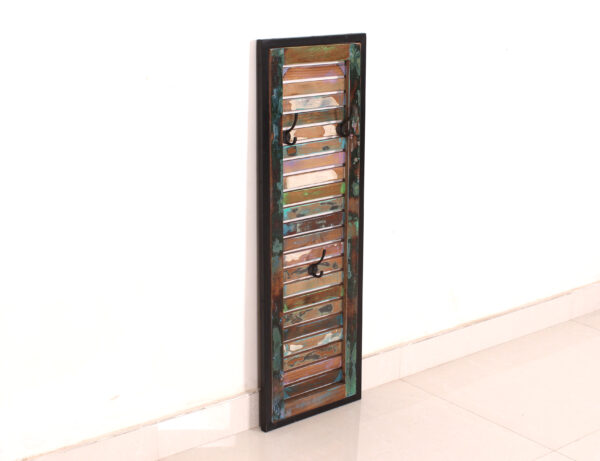 Slim Wooden & Iron Wall Hanger - Image 3