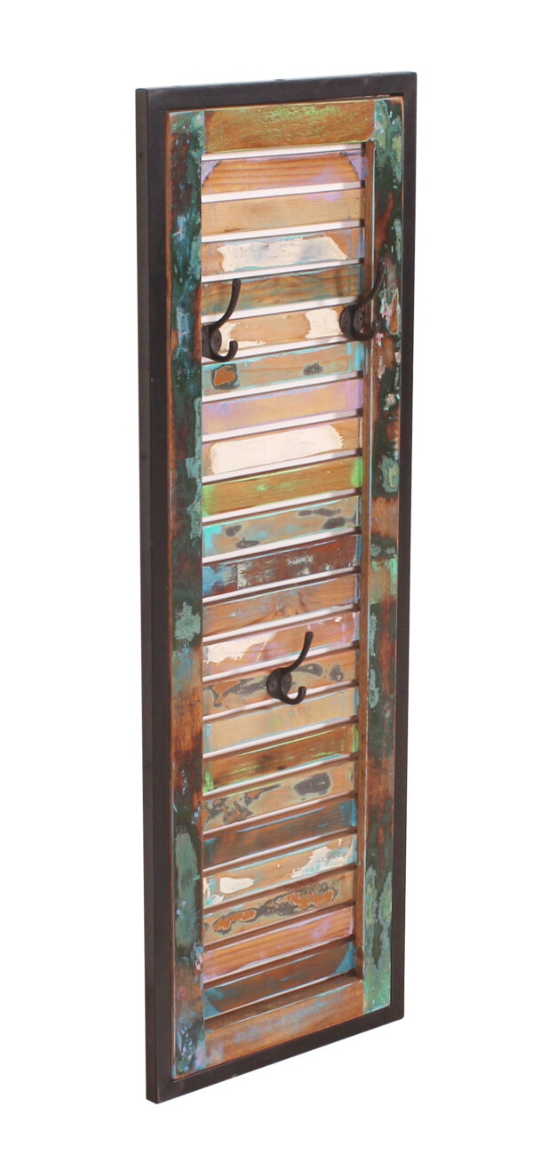 Slim Wooden & Iron Wall Hanger - Image 5