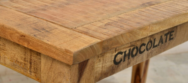 Rustic Wooden Dining Table - Image 3