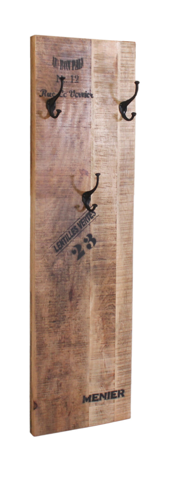 Rustic Wall-Mounted Wooden Hanger Panel - Image 2