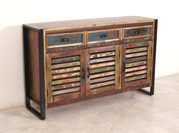 Three-Door Rustic Sideboard - Image 3