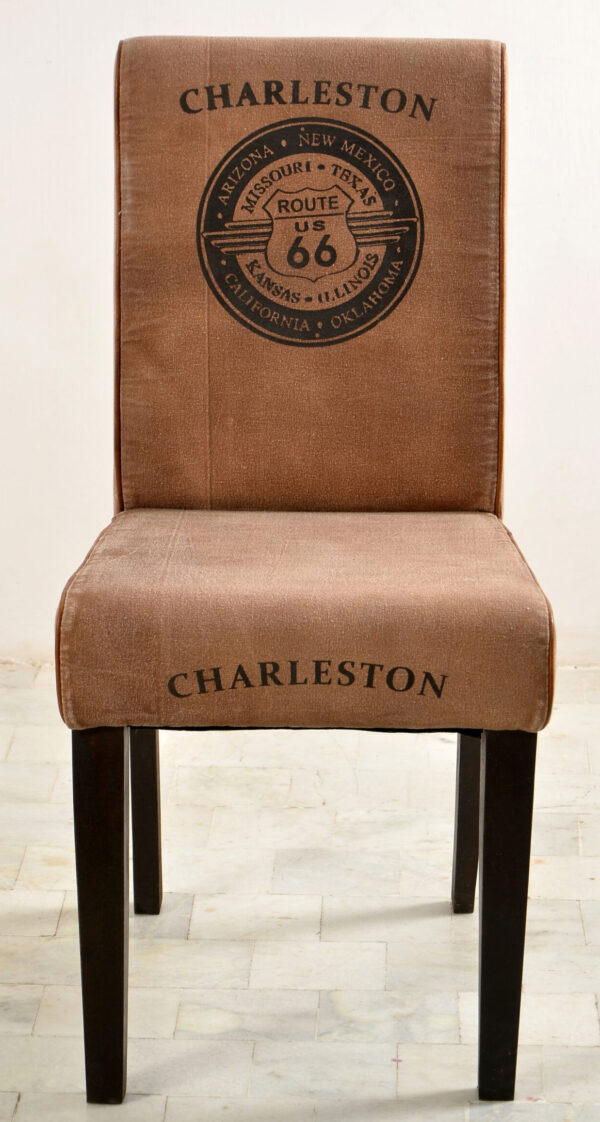 Charleston Vintage Canvas Dining Chair - Image 3