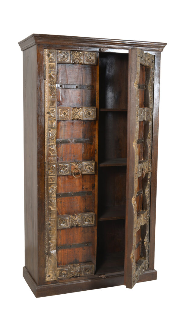 Handcrafted Wooden Almirah - Image 3