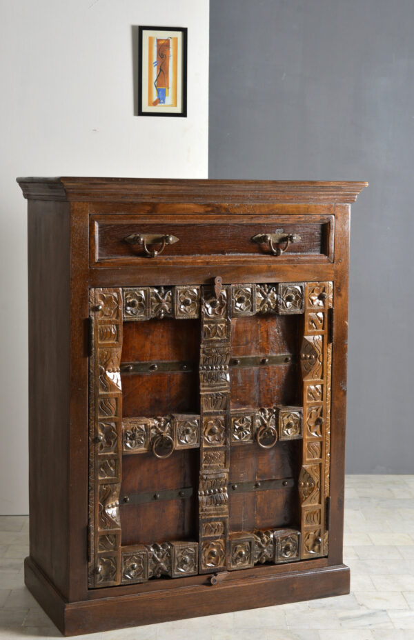 Large Handcrafted Wooden Shoe Rack - Image 2