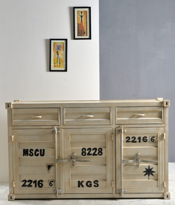 Industrial Iron Sideboard - Image 4