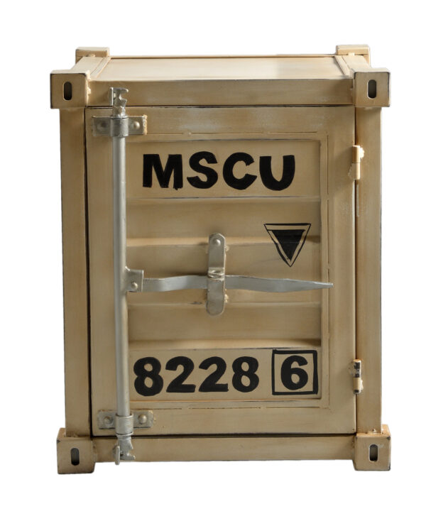 Industrial Iron Bedside Cabinet - Image 3