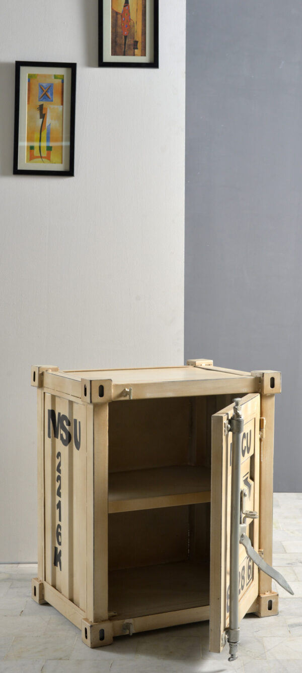 Industrial Iron Bedside Cabinet - Image 2