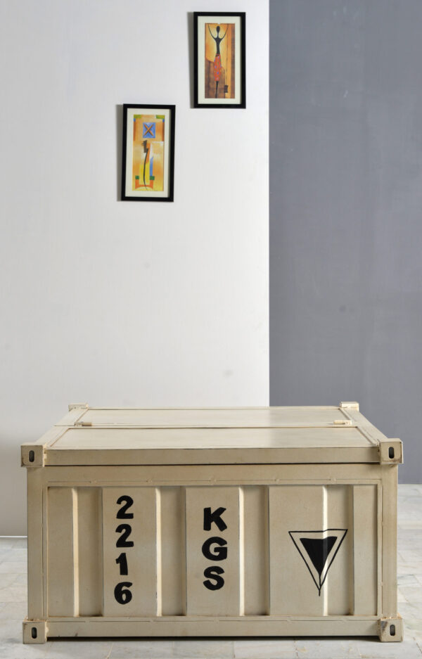 Industrial Iron Chest Box - Image 2