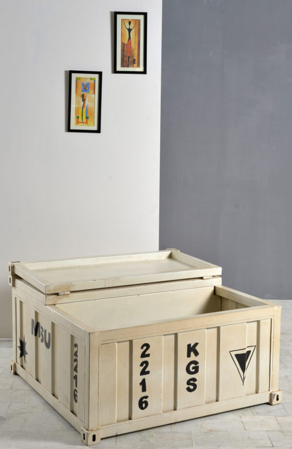 Industrial Iron Chest Box - Image 3