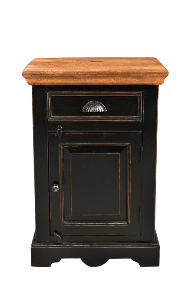 Mango Wood Bedside Table - Image 4