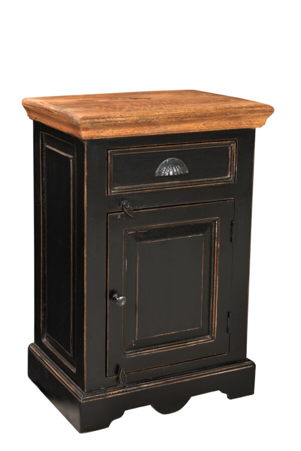 Mango Wood Bedside Table - Image 3