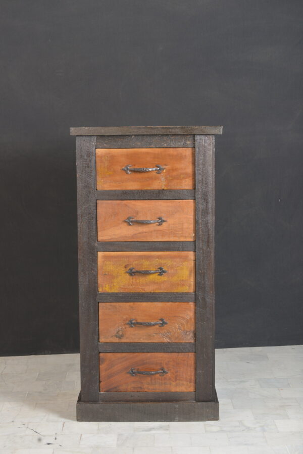 Tall Wooden Drawer Chest - Image 2