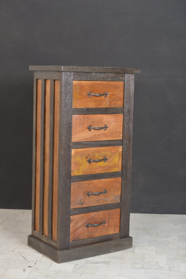 Tall Wooden Drawer Chest - Image 3