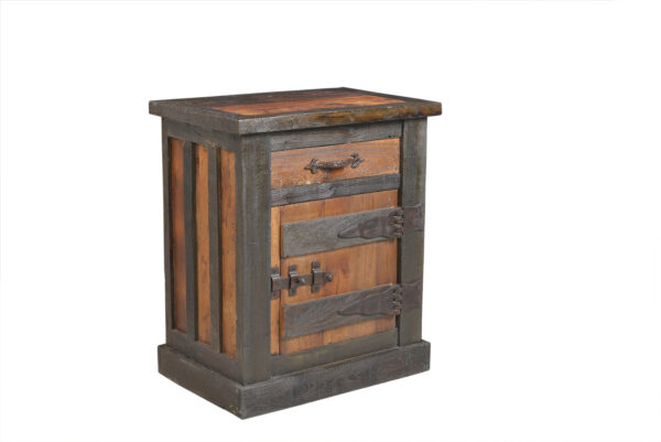 Wooden Bedside Cabinet - Image 3