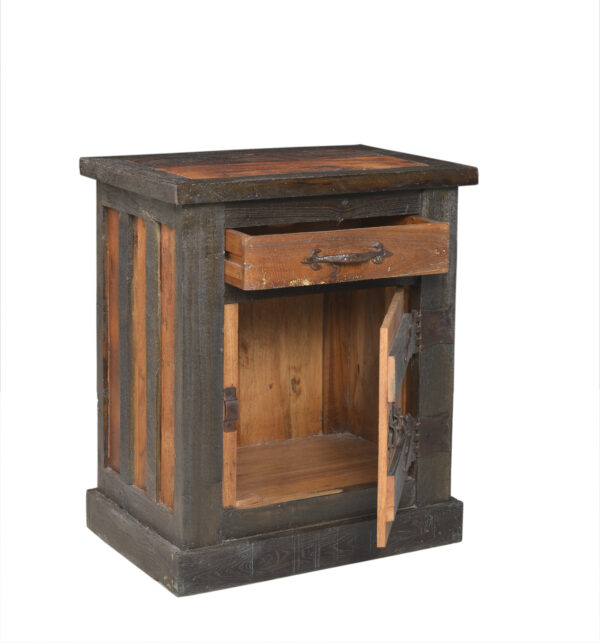 Wooden Bedside Cabinet - Image 4