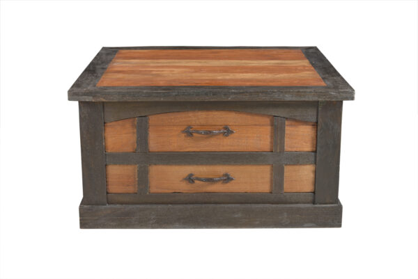 Square Wooden Coffee Table - Image 2