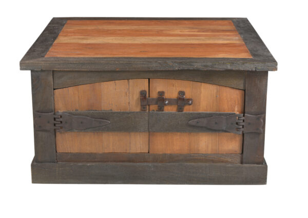 Square Wooden Coffee Table - Image 4