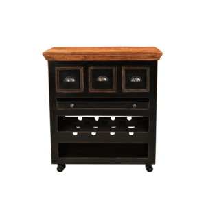 Mango Wood Kitchen Trolley