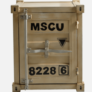 Industrial Iron Bedside Cabinet