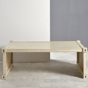 Rectangular Industrial Iron Coffee Table