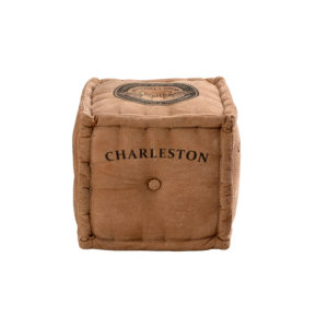 Charleston Canvas Pouffe Stool