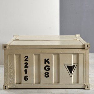 Industrial Iron Chest Box