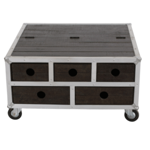 Square Wooden Coffee Table