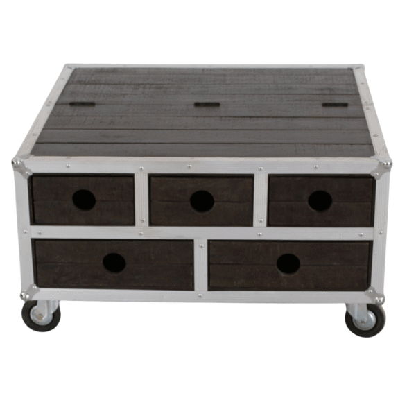 Square Wooden Coffee Table