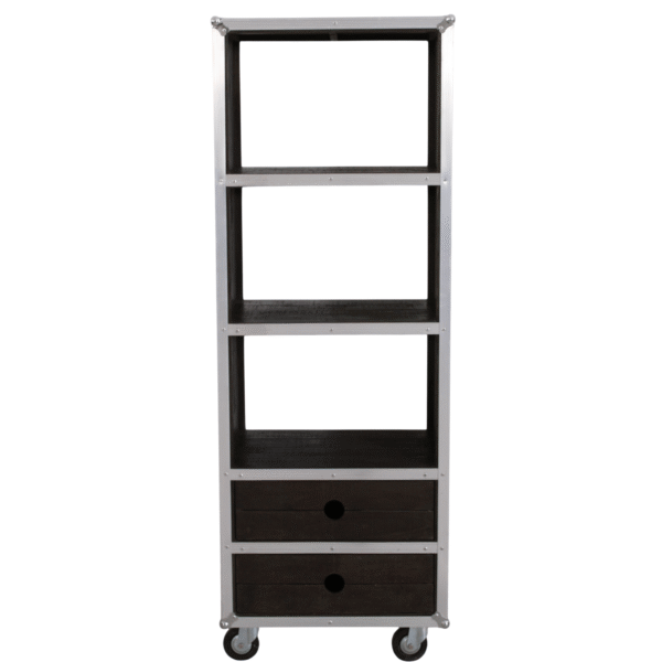 Tall Wooden Bookcase