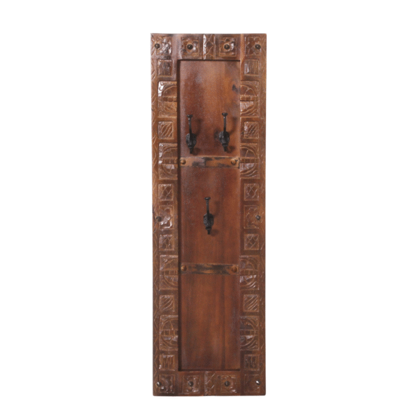 Vertical Handcrafted Wooden Hanger Panel