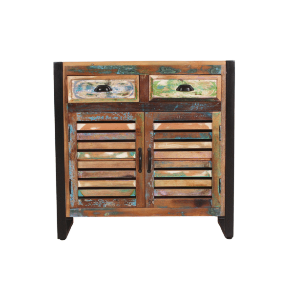 Two-Tone Rustic Sideboard with Drawers