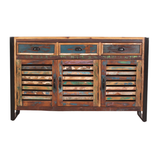 Three-Door Rustic Sideboard